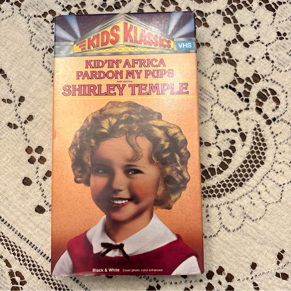 Kids Klassics Shirley Temple VHS sleeve